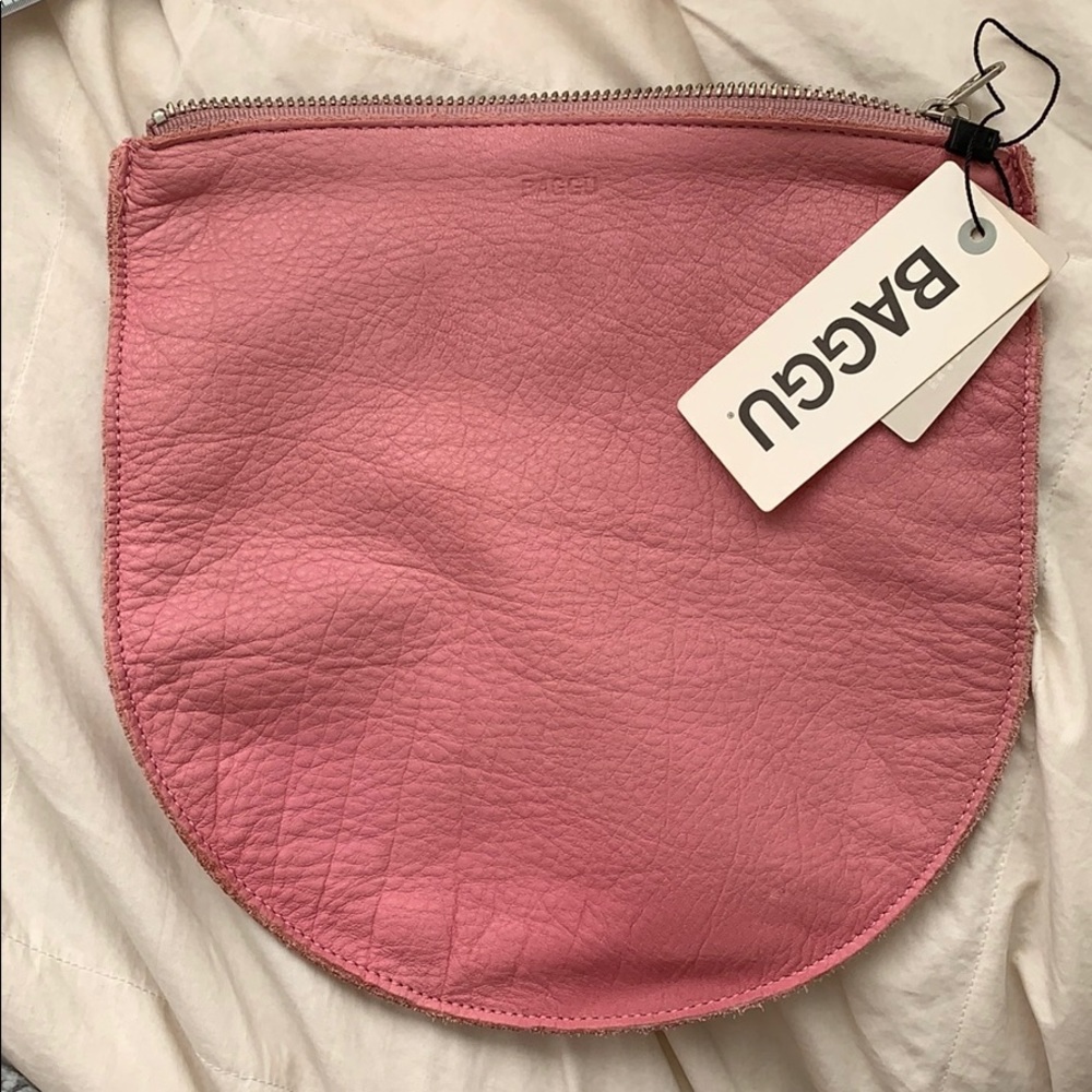 BAGGU real leather pouch